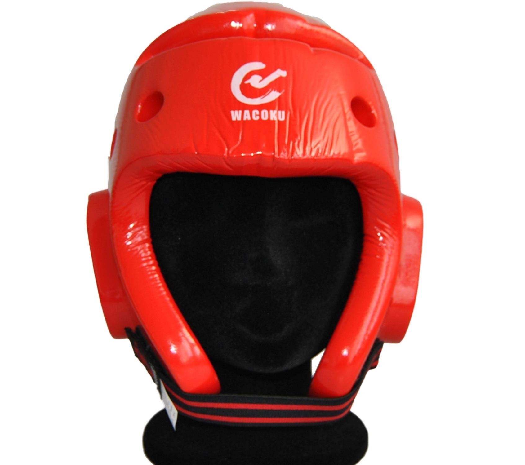WACOKU dipped foam WTF head guard red SZ:M WACOKU dipped foam WTF head guard red SZ:M