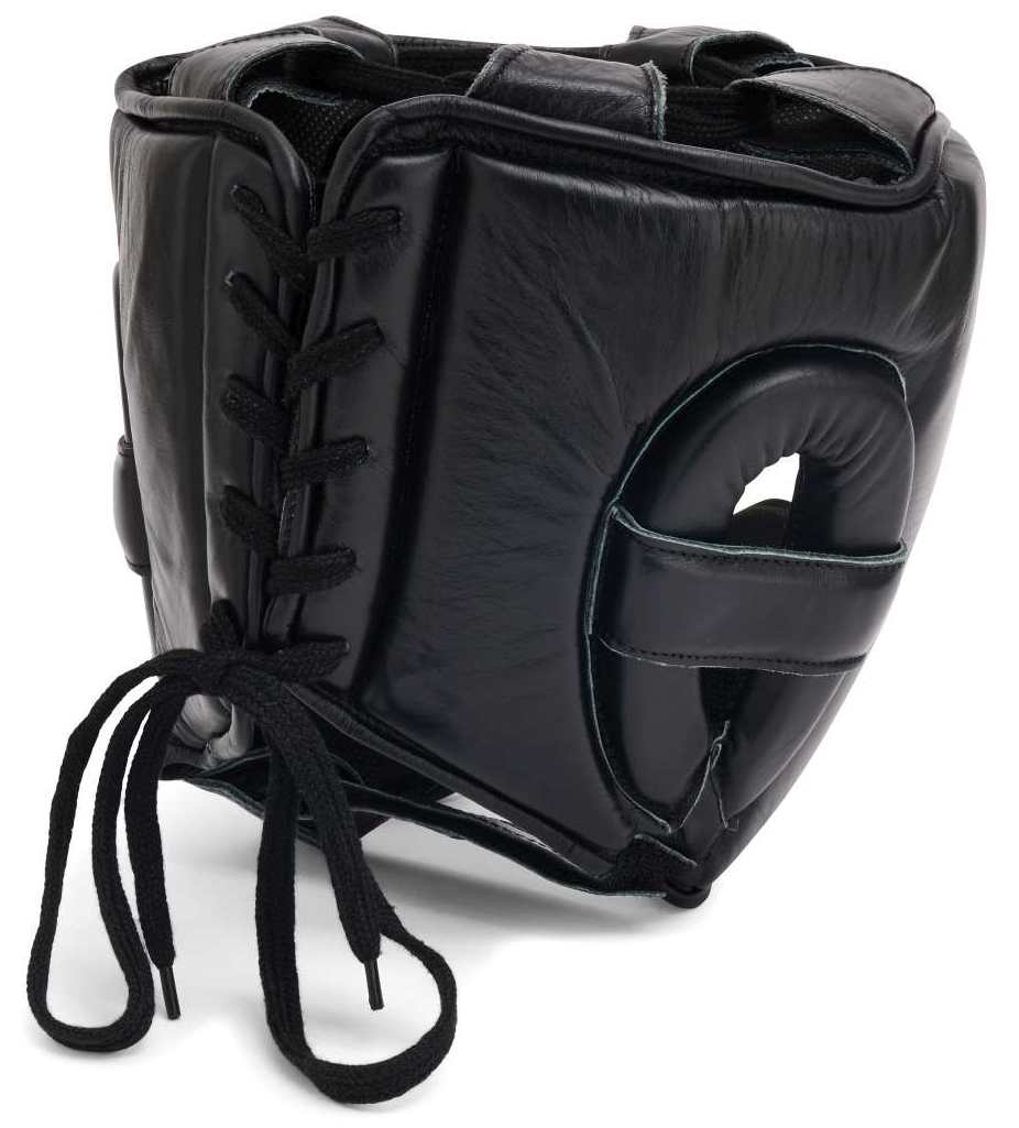 PX LEGACY Pro Kopfschutz Echtleder schwarz M