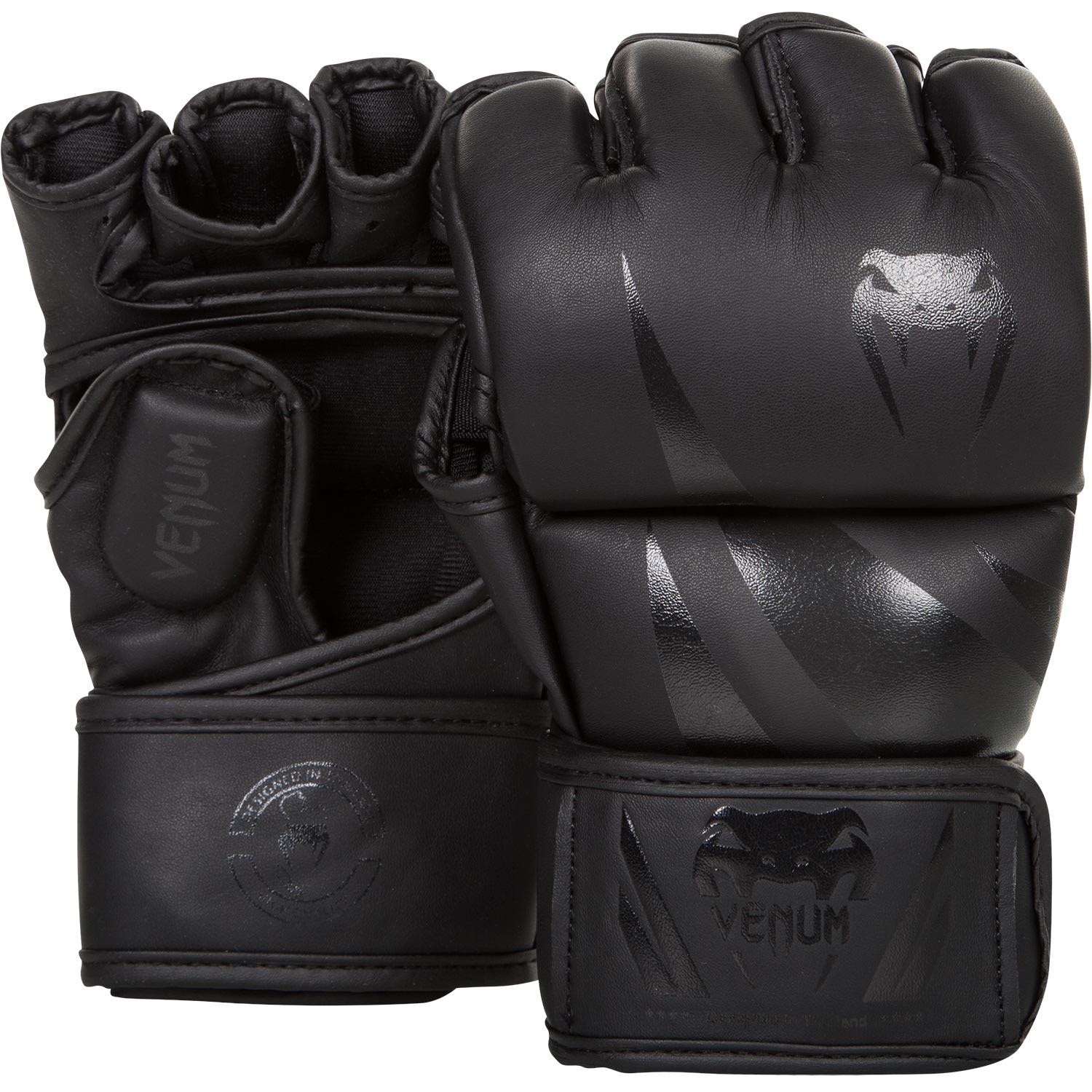 V2051-114S-Venum-Challenger-MMA-Gloves-BlackBlack-S-1 Venum Challenger MMA Gloves - Black/Black S