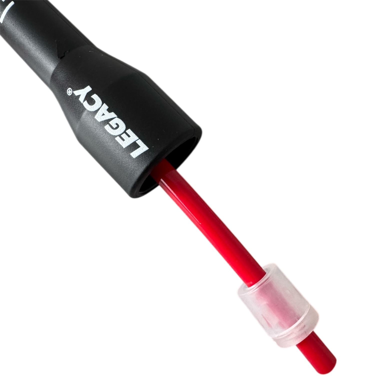 LEGACY PVC jump rope, plastic handle, red LEGACY PVC jump rope, plastic handle, red