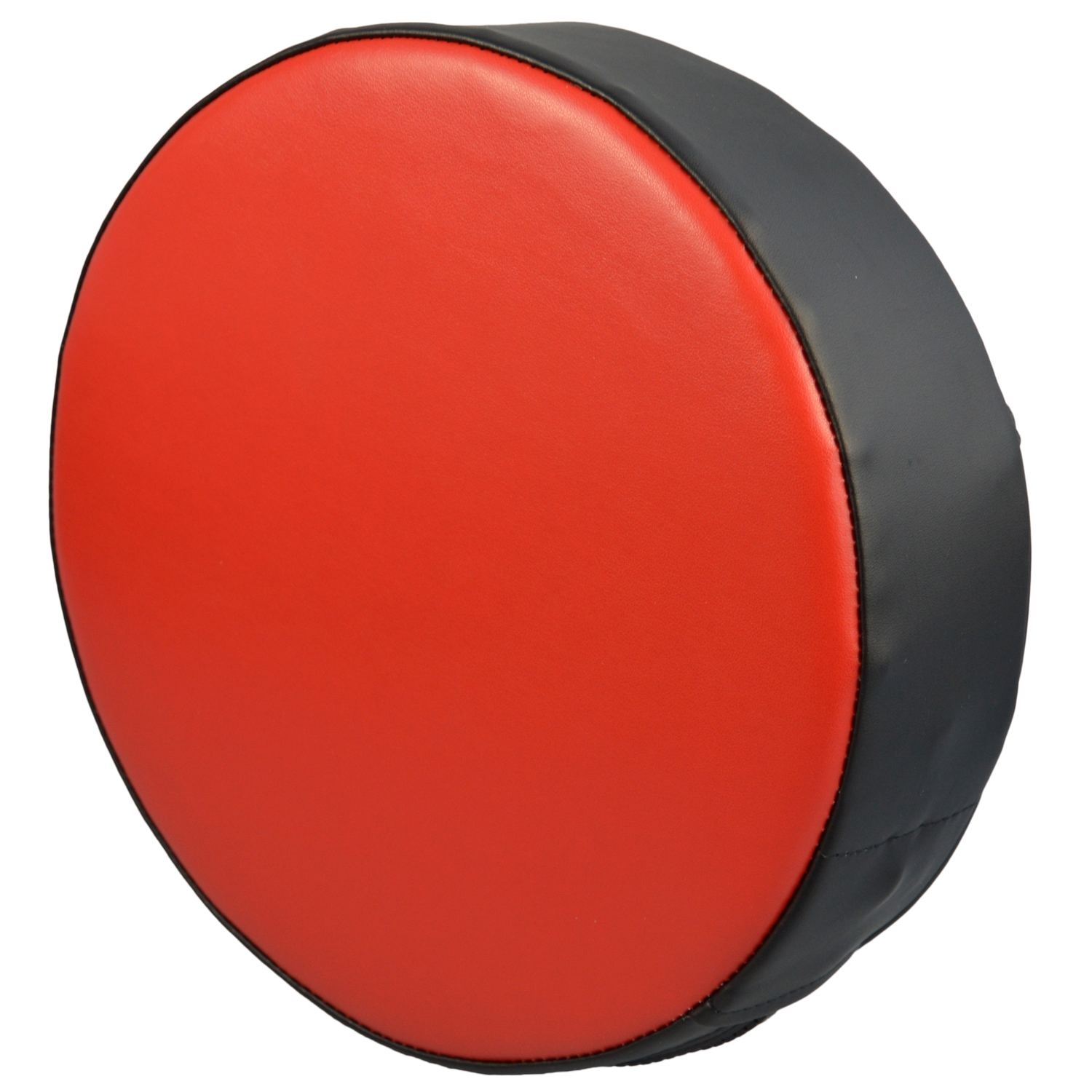 round focus pad, normal padding, black and red round focus pad, normal padding, black and red