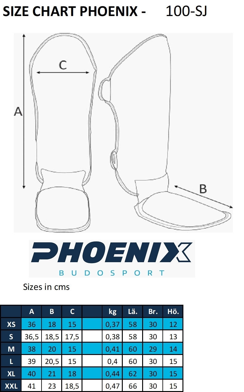 PX Shin-instep guard FIGHT II PU XS