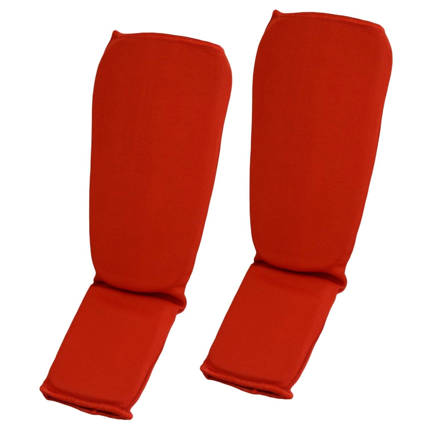 Schienbein- und SpannschonerStoff rot GrS