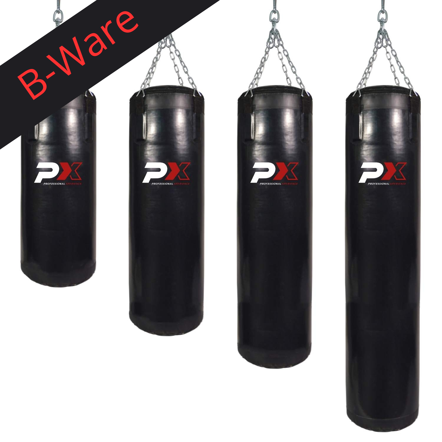 B-WARE PX Allround Boxsack schwarz gefüllt 190cm