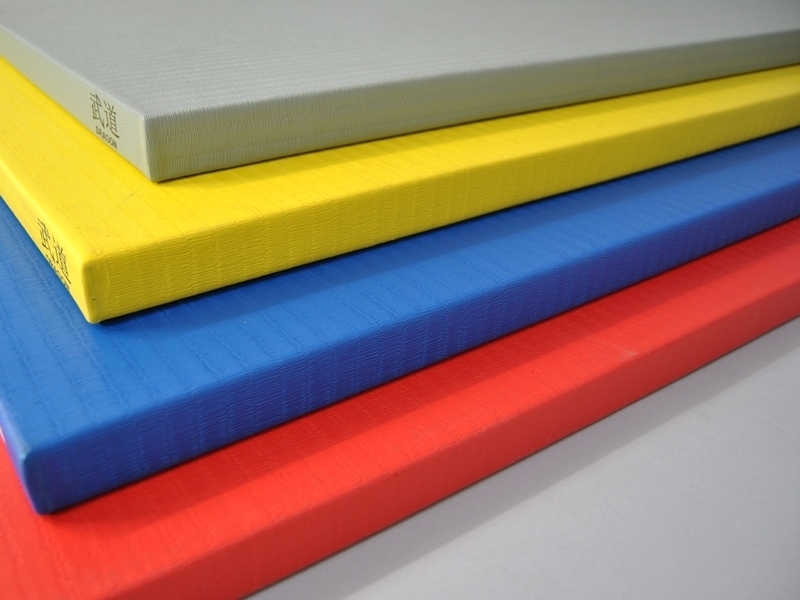 judo mats, ca 100x100x4cm, RG230, yellow vinyl cov judo mats, ca 100x100x4cm, RG230, yellow vinyl cov