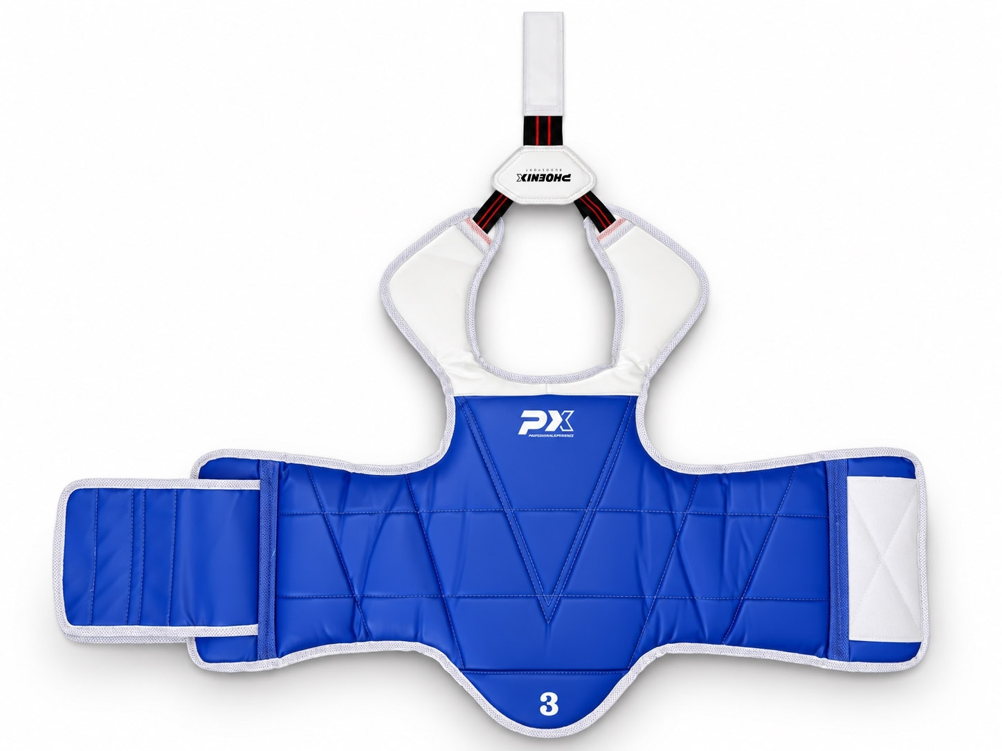 PX Taekwondo-Weste blau-rot XL