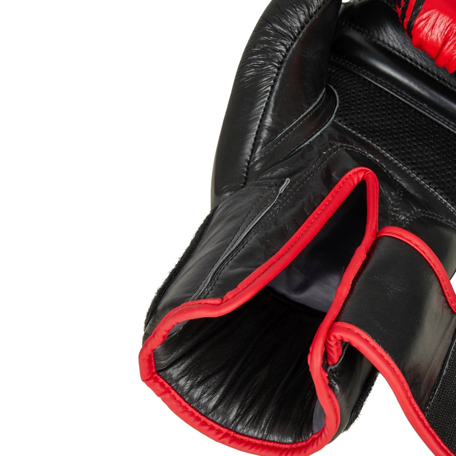 PX Boxing Gloves , black-red, leather, 10oz PX Boxing Gloves , black-red, leather, 10oz