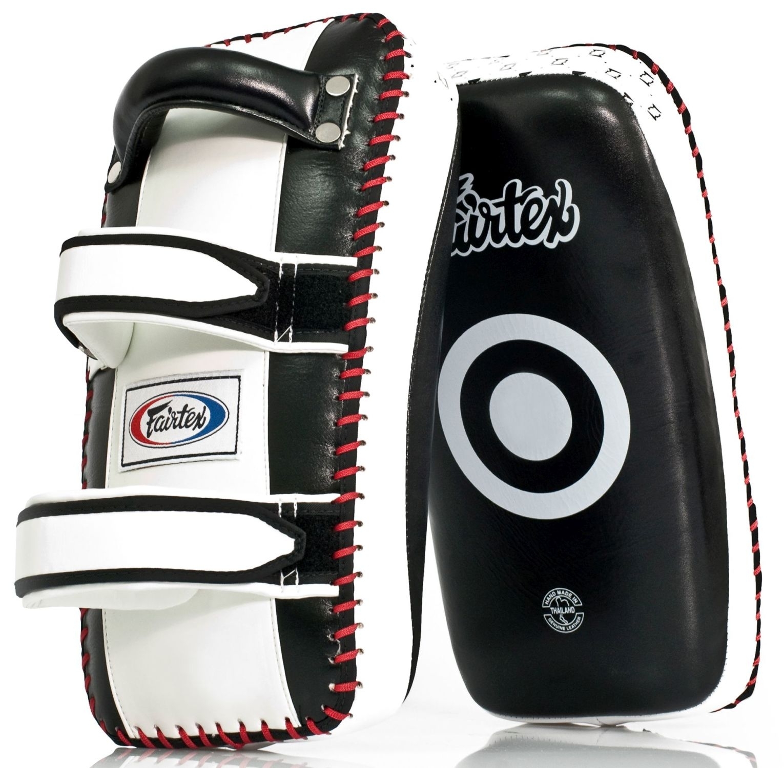 FAIRTEX KPLC2 Thai Pads, leather b/w, pair FAIRTEX KPLC2 Thai Pads, leather b/w, pair