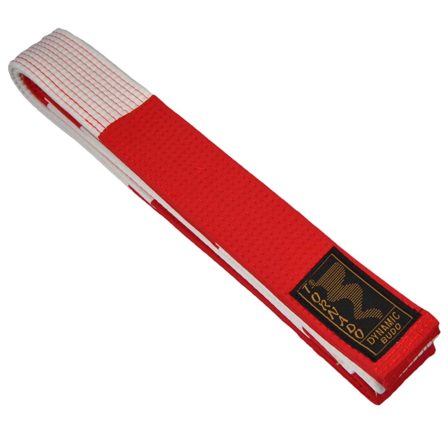 Großmeister-Gürtel Rot-weiß 350 cm/5cm Großmeister-Gürtel Rot-weiß 350 cm/5cm