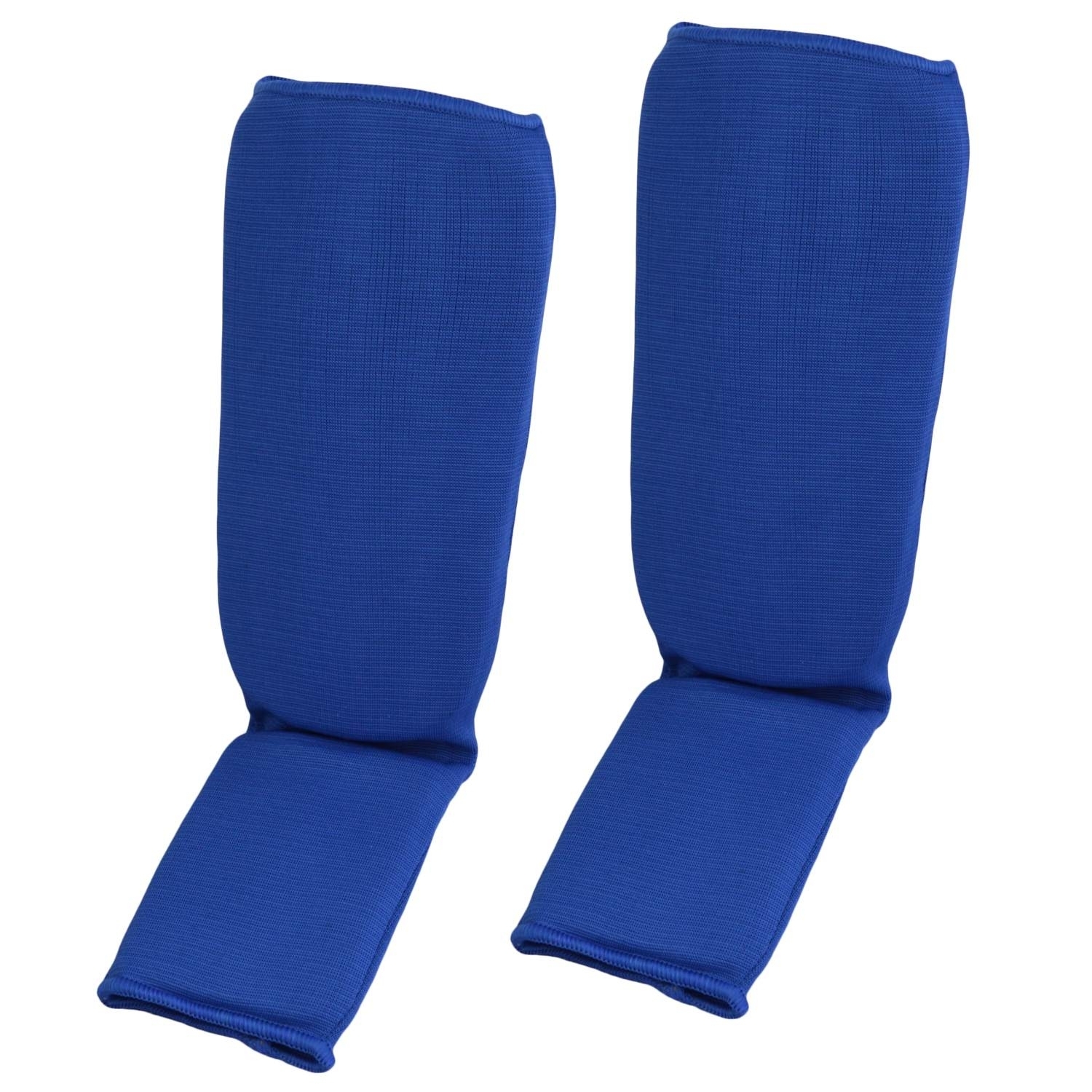 Shin-/instep pad, hoisiery blue, size XL