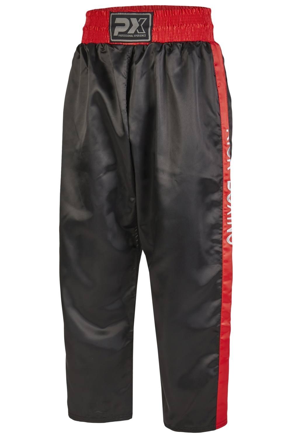 PX Kickboxhose schwarz-rot Stick PX Kickboxhose schwarz-rot Stick