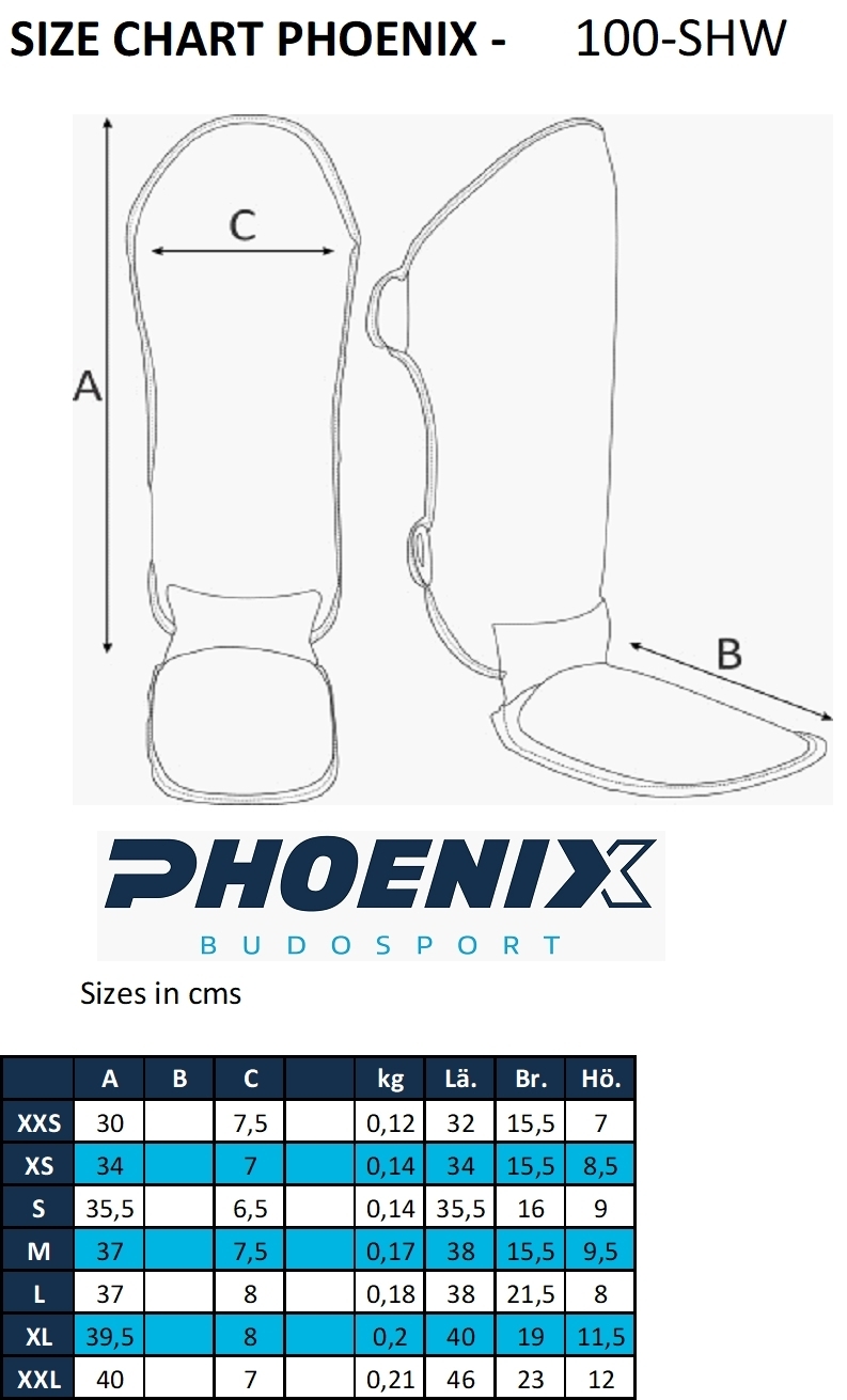 PX Shinguard new rexine version white, CE-mark XXS