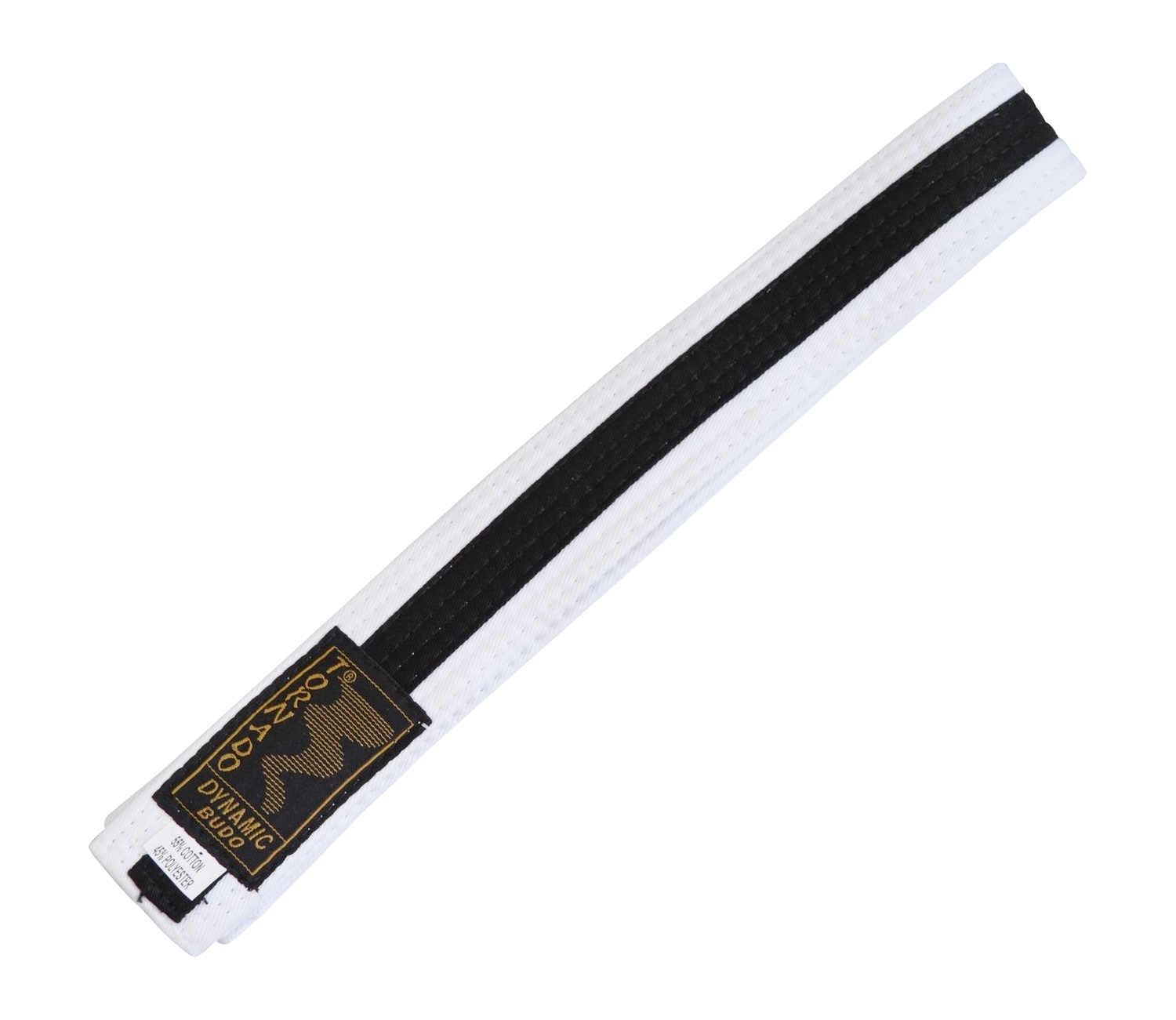 Budogürtel weiß-schwarz 240 cm Budogürtel weiß-schwarz 240 cm
