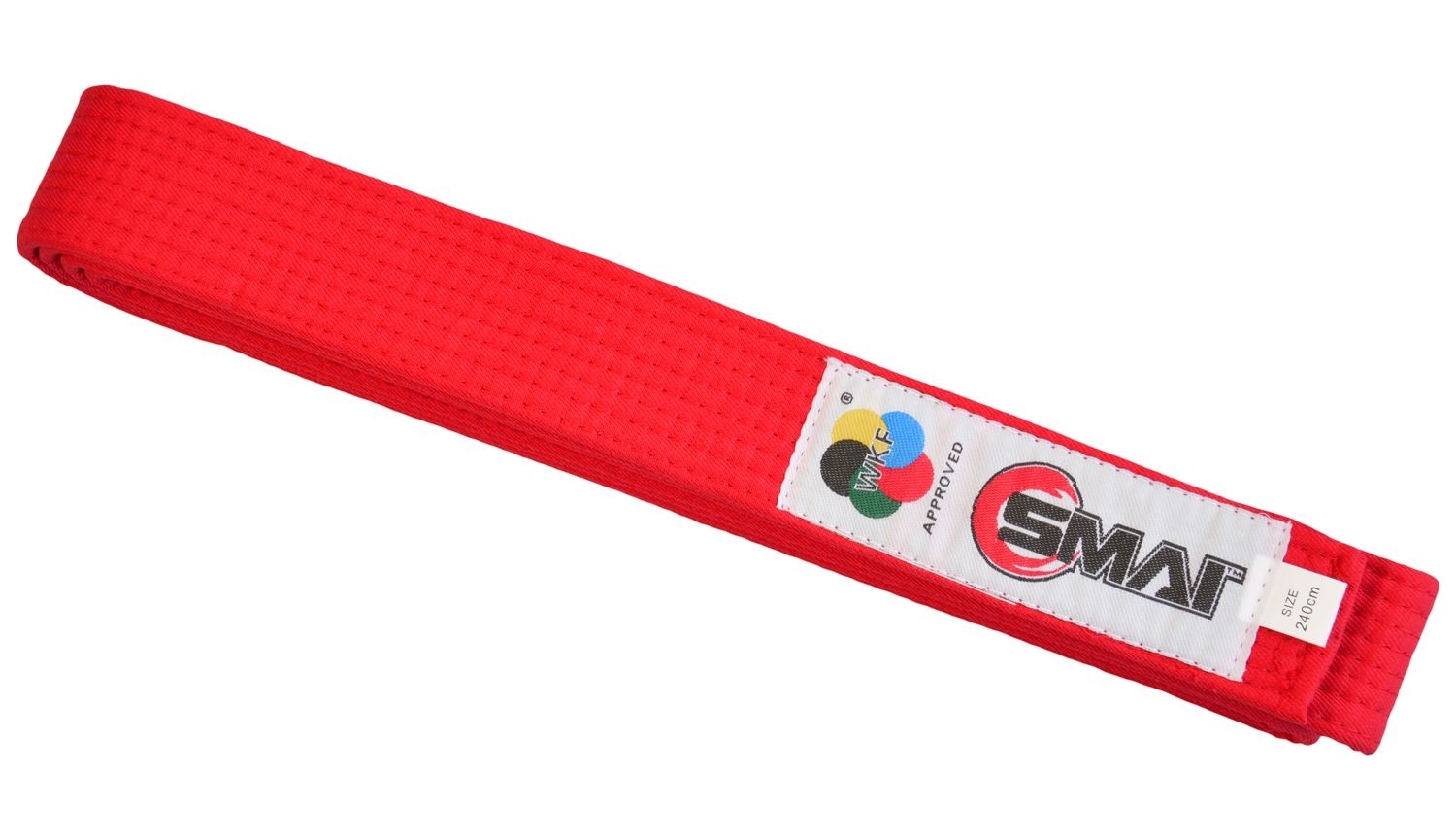SMAI WKF Wettkampfgürtel rot, 300cm SMAI WKF Wettkampfgürtel rot, 300cm