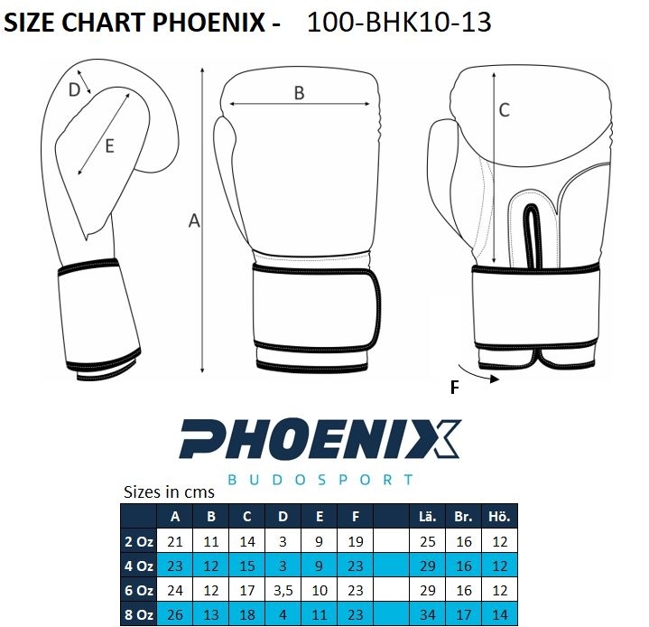 PX "Kids Glove Boys" Boxing glove, b/w 6oz