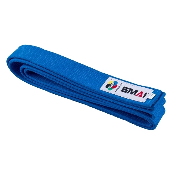 SMAI WKF KATA Belt premium blue 240cm SMAI WKF KATA Belt premium blue 240cm