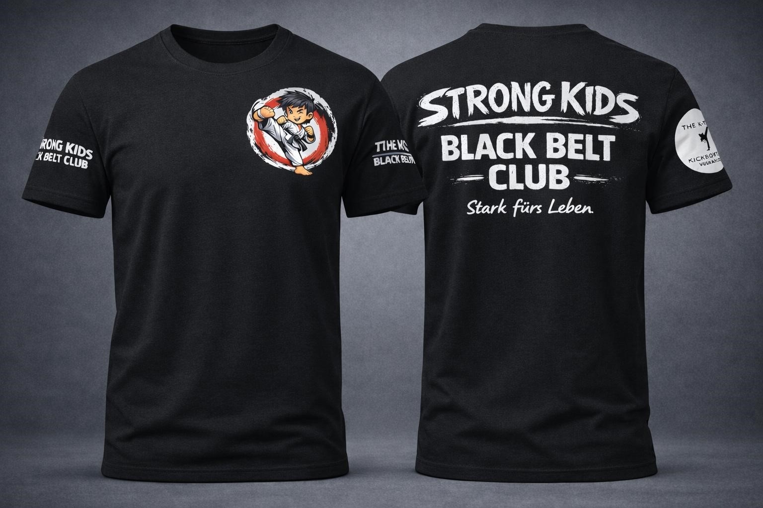Black Belt Shirt L190K Schwarz - 12 Jahre (142/152)
