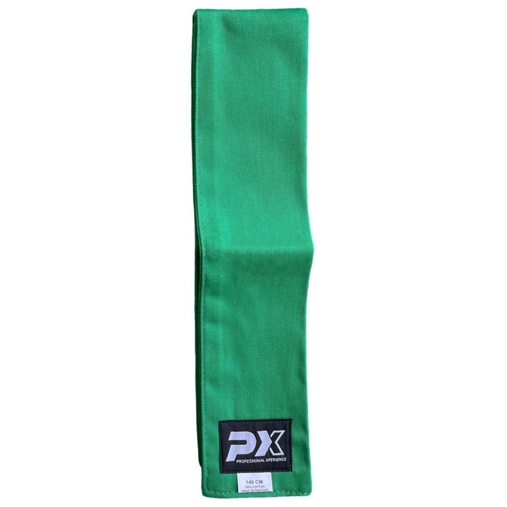 Cotton kung fu sash green