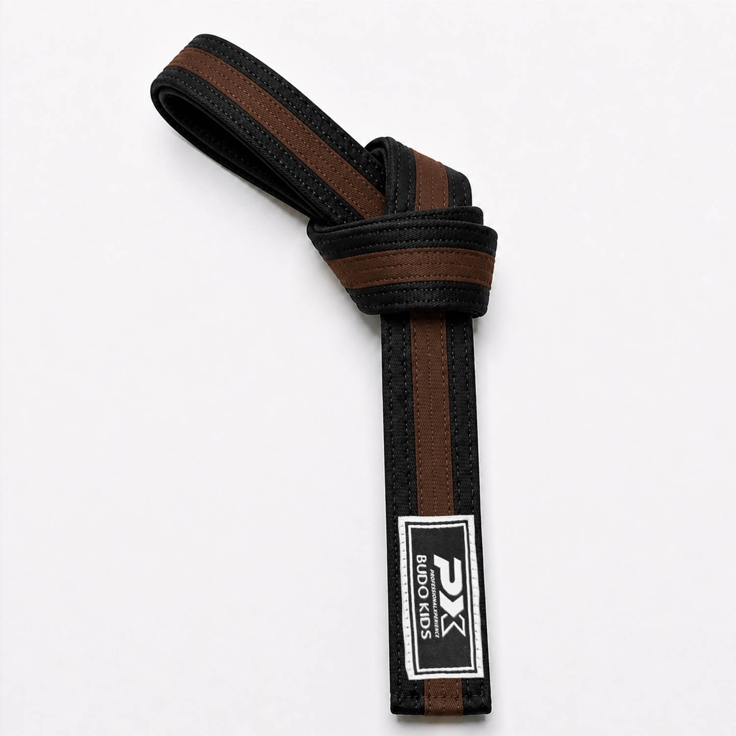 PX Budo Kids Softbelt, black-brown, 240cm PX Budo Kids Softbelt, black-brown, 240cm