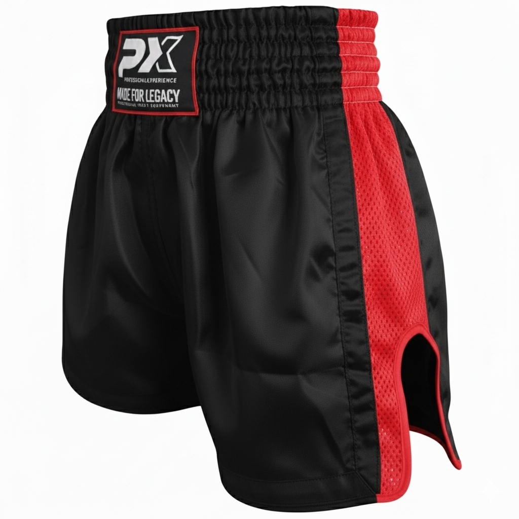 PX Legacy Thai Shorts , Mesh, black-red XS