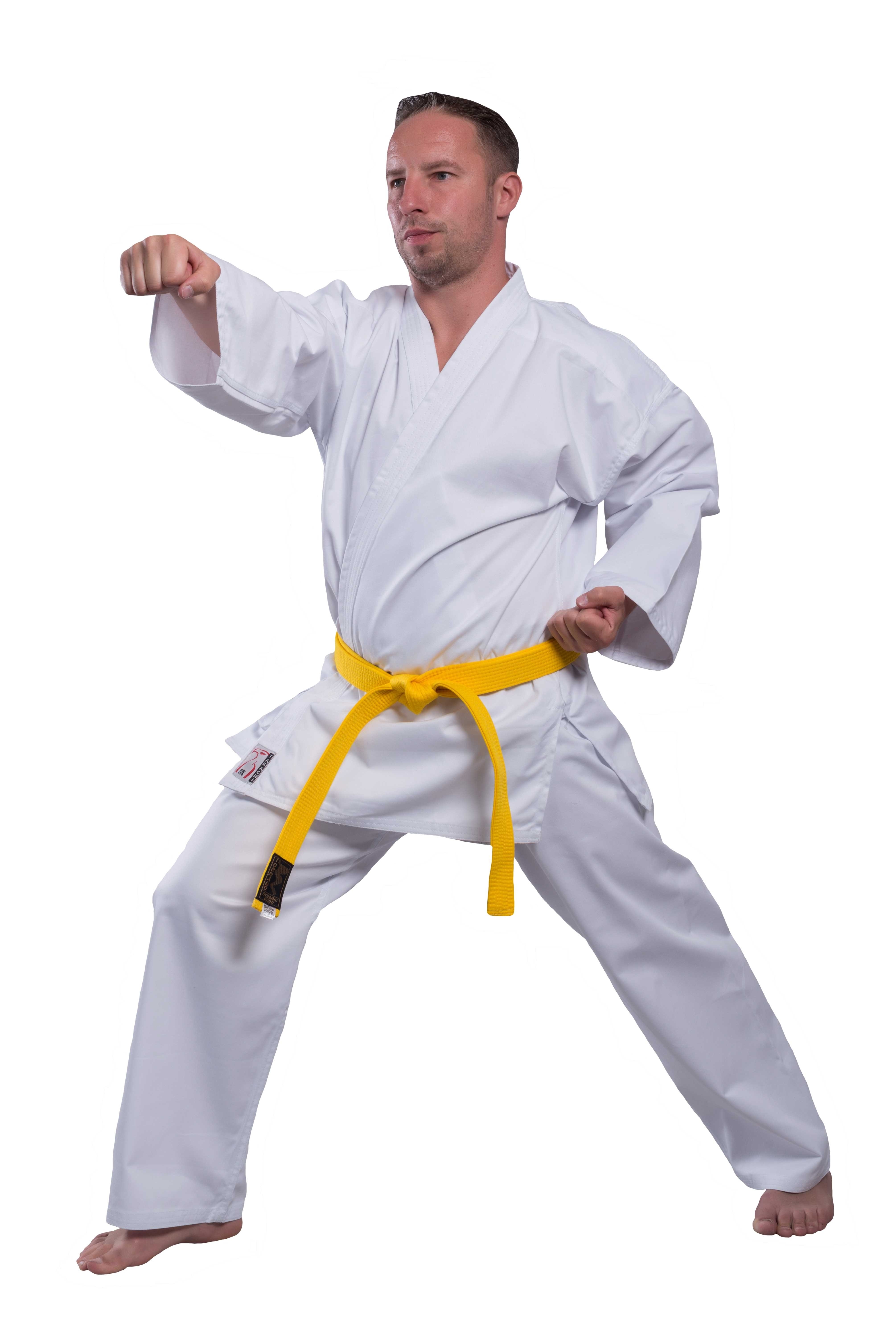 Karate Allrounder -Gi 10oz weiss TAKACHI Gr 120 Karate Allrounder -Gi 10oz weiss TAKACHI Gr 120