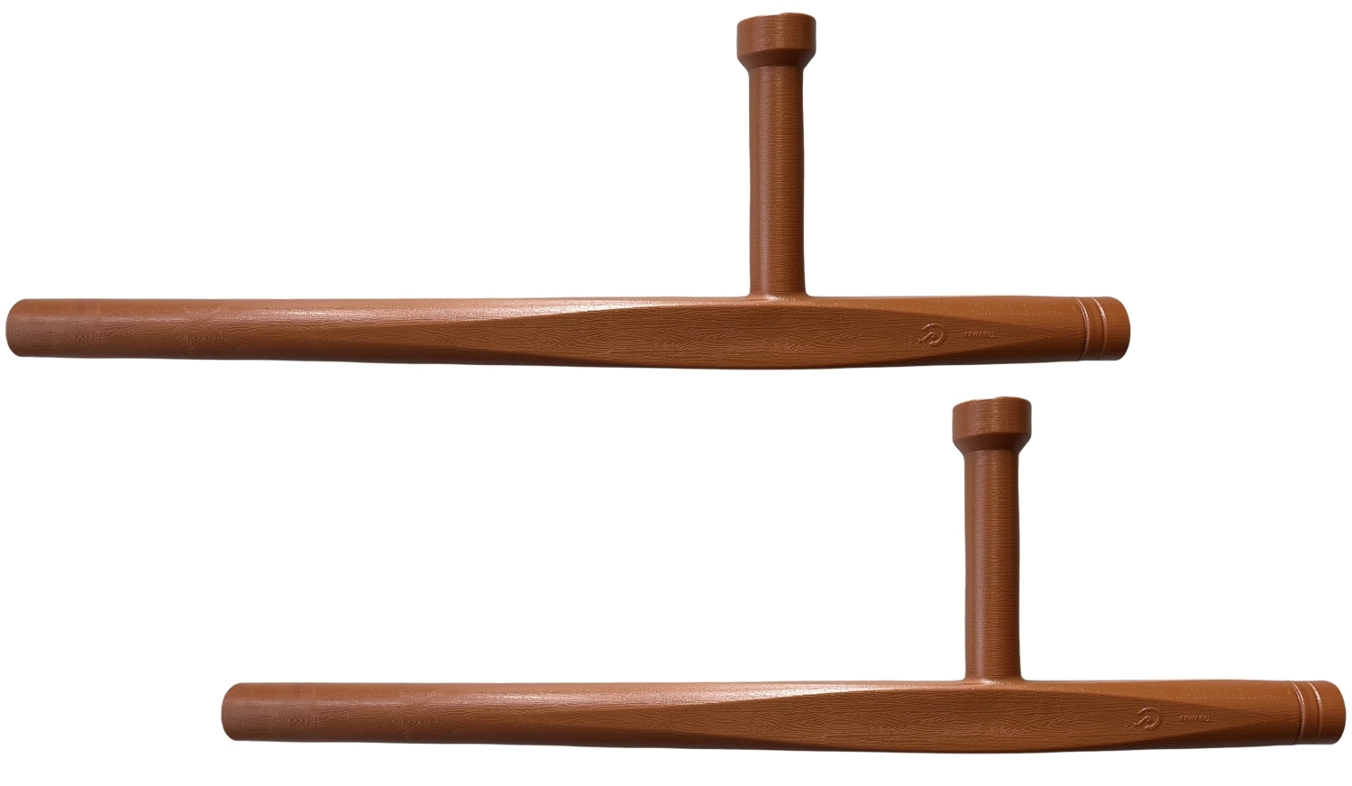 Tonfa Kunststoff braun, paarweise Tonfa Kunststoff braun, paarweise