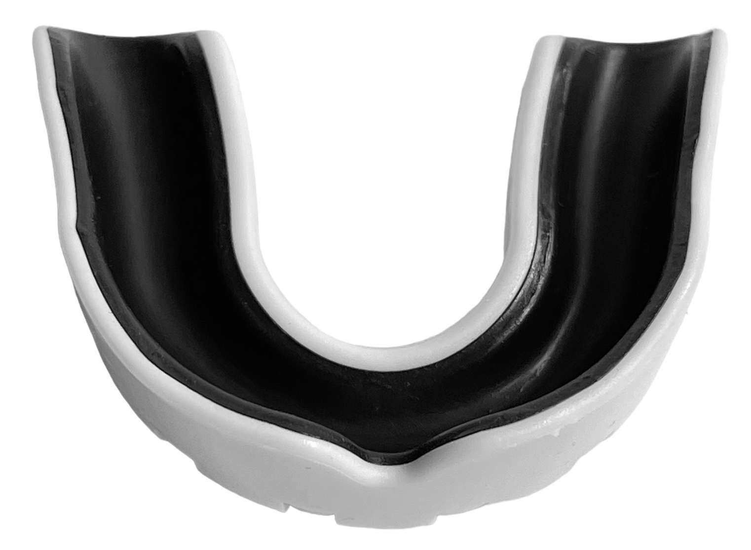 2-stufiger Zahnschutz Junior mit Box weiß-schwarz 2-stufiger Zahnschutz Junior mit Box weiß-schwarz