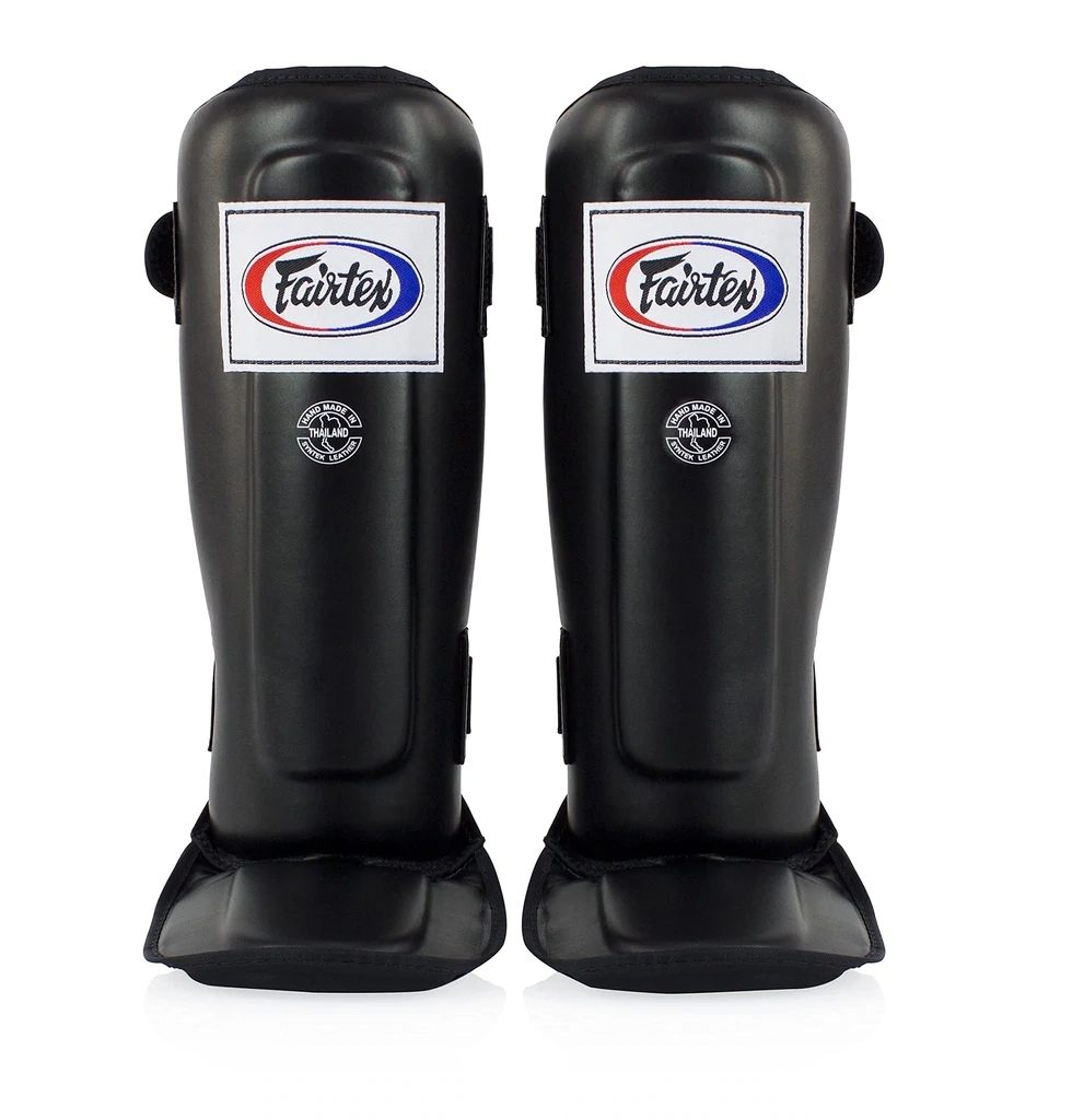 Fairtex SP3 Schienbein-Spannschutz schwarz L Fairtex SP3 Schienbein-Spannschutz schwarz L