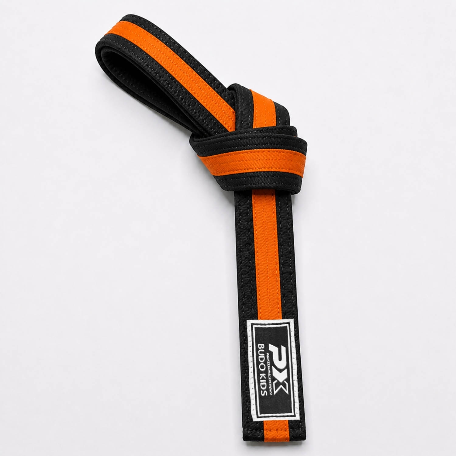 PX Budo Kids Softbelt, schwarz-orange PX Budo Kids Softbelt, schwarz-orange