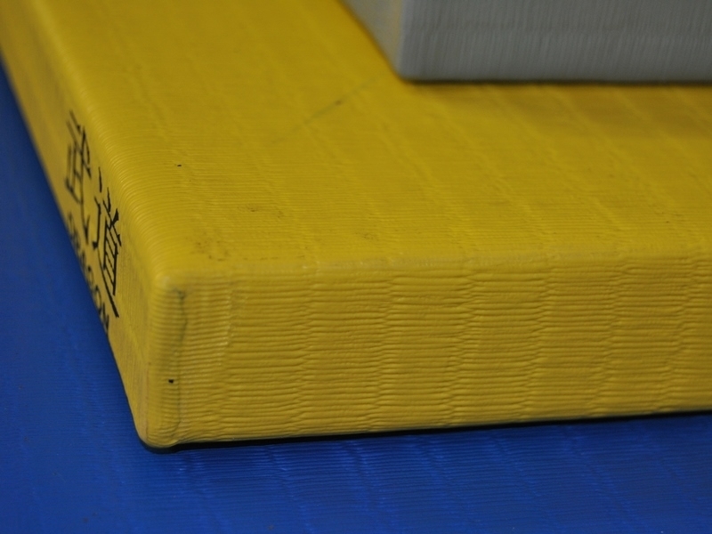 judo mats, ca 100x100x4cm, RG230, yellow vinyl cov judo mats, ca 100x100x4cm, RG230, yellow vinyl cov