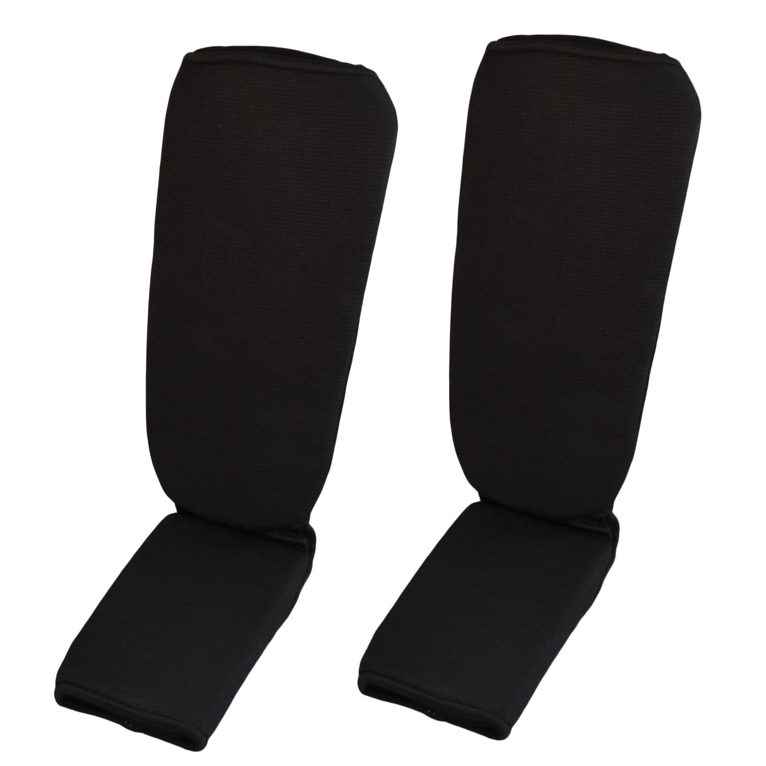 Schienbein- Spannschoner Stoff schwarz GrM Schienbein- Spannschoner Stoff schwarz GrM