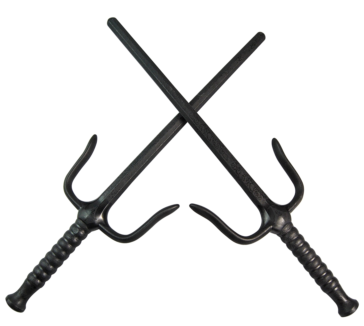 Kunststoff-Sai ca 49.5 cm schwarz paarweise Kunststoff-Sai ca 49.5 cm schwarz paarweise