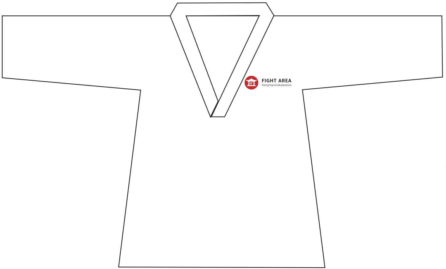 Fight Area Siebdruck Brust & Rücken 2 farbig