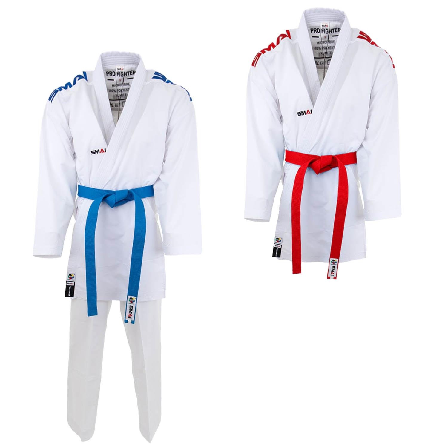SMAI Pro Fighter Kumite Gi WKF Pemier League Kit 4/170 SMAI Pro Fighter Kumite Gi WKF Pemier League Kit 4/170