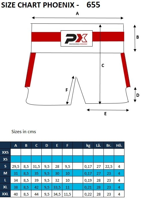 PX LEGACY Thai Shorts blue S PX LEGACY Thai Shorts blue S