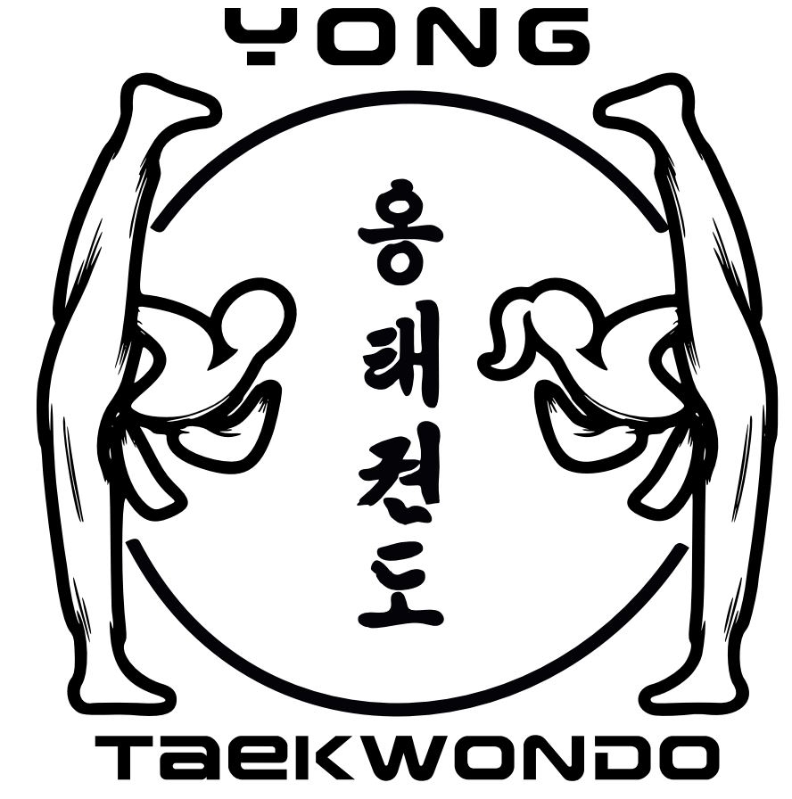 Yong Taekwondo Logo Bestickung an 3 Positionen Yong Taekwondo Logo Bestickung an 3 Positionen