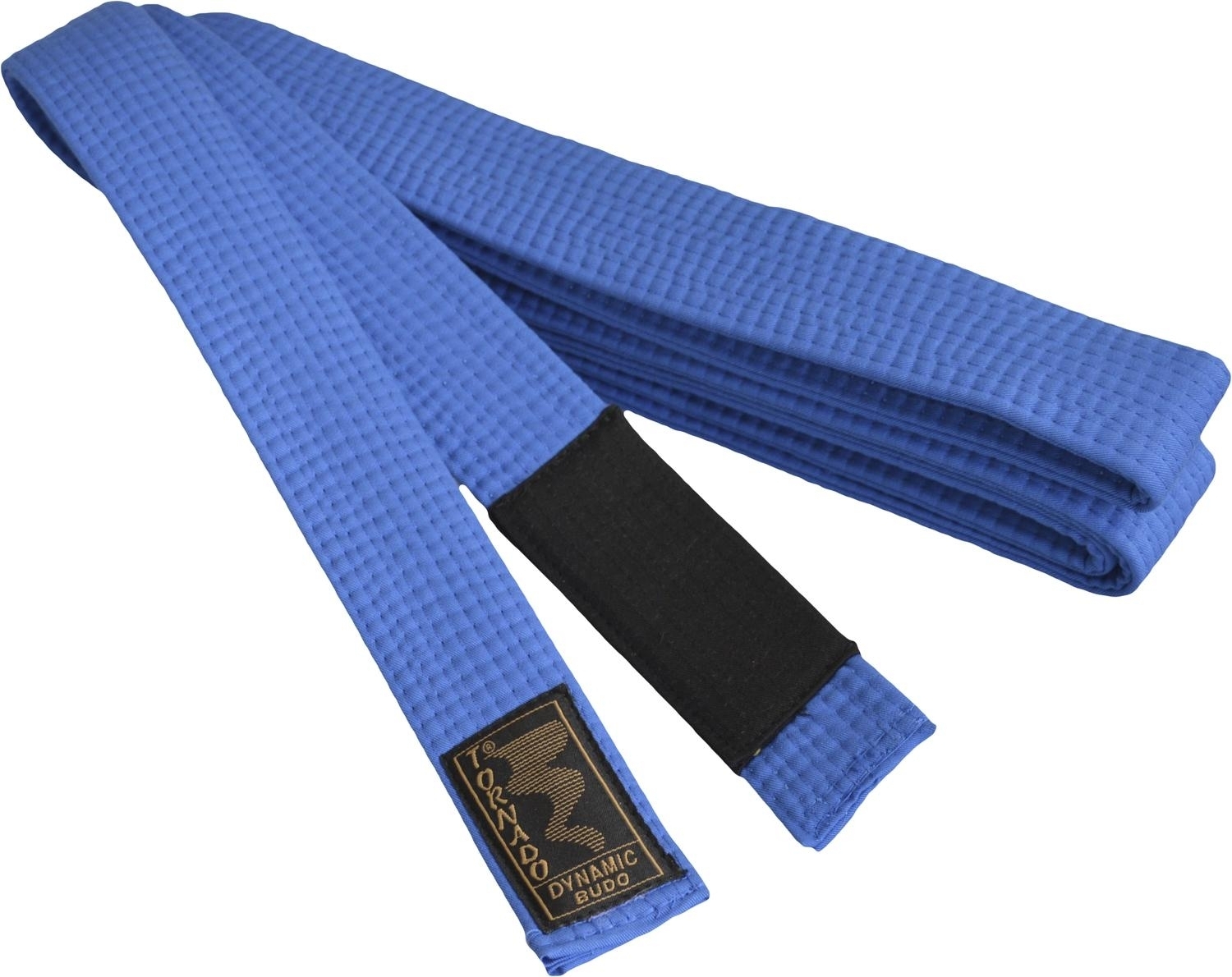 BJJ Belt, blue with black bar, 260cm