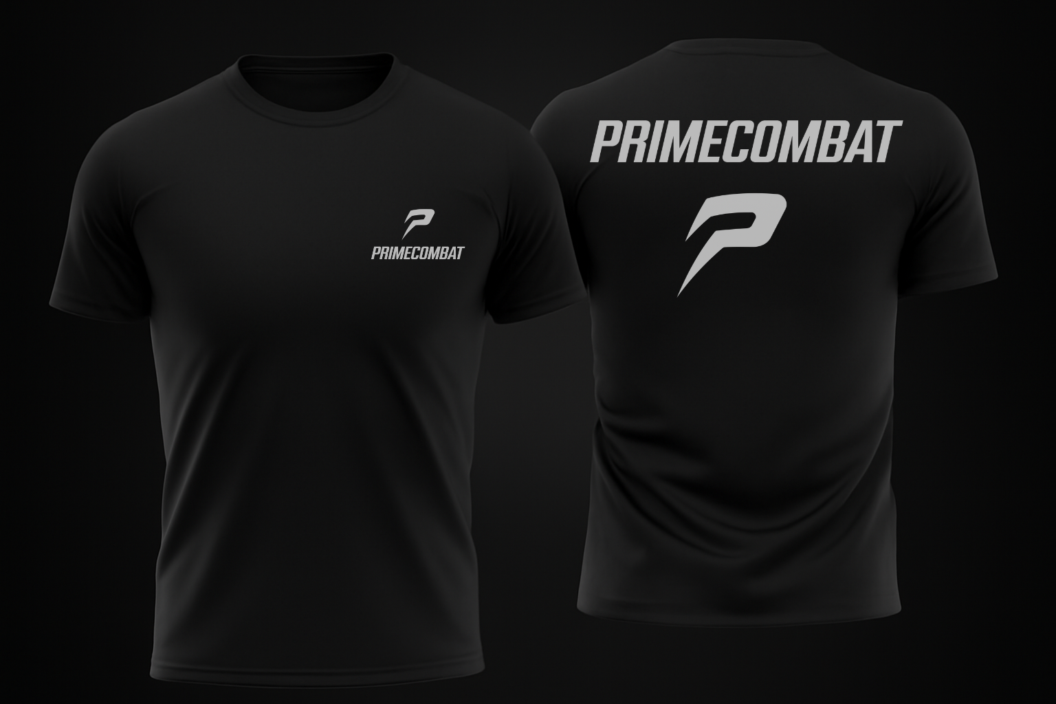 S8000 Shirt Schwarz mit Flexdruck Brust + Rücken Primecombat L S8000 Shirt Schwarz mit Flexdruck Brust + Rücken Primecombat L