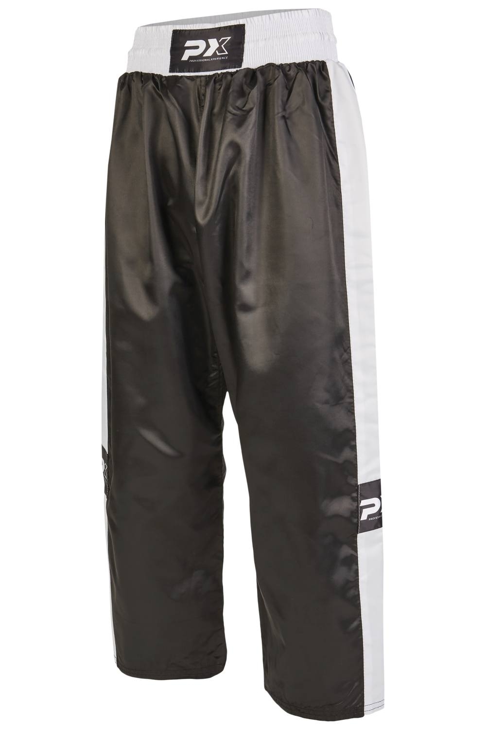 PX Satin trousers TOPFIGHT, black-white, 150