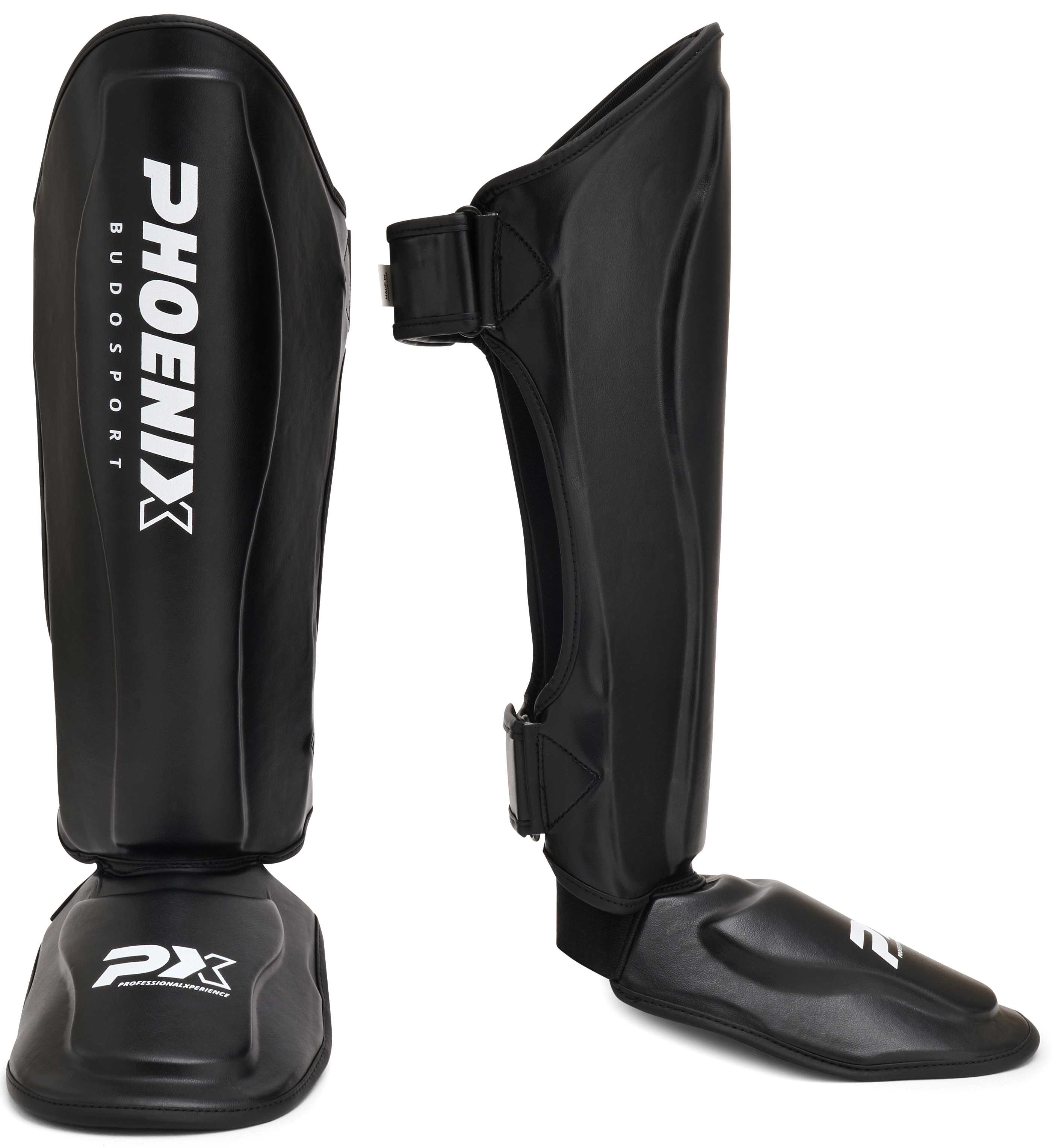 PX LEGACY Schienbeinspann Schützer, PU, schwarz S