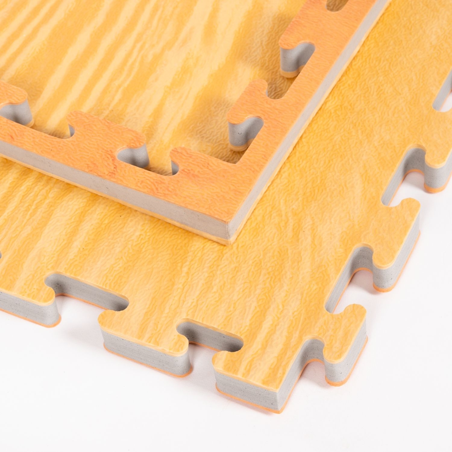 reversible karate matts, one side wood other side