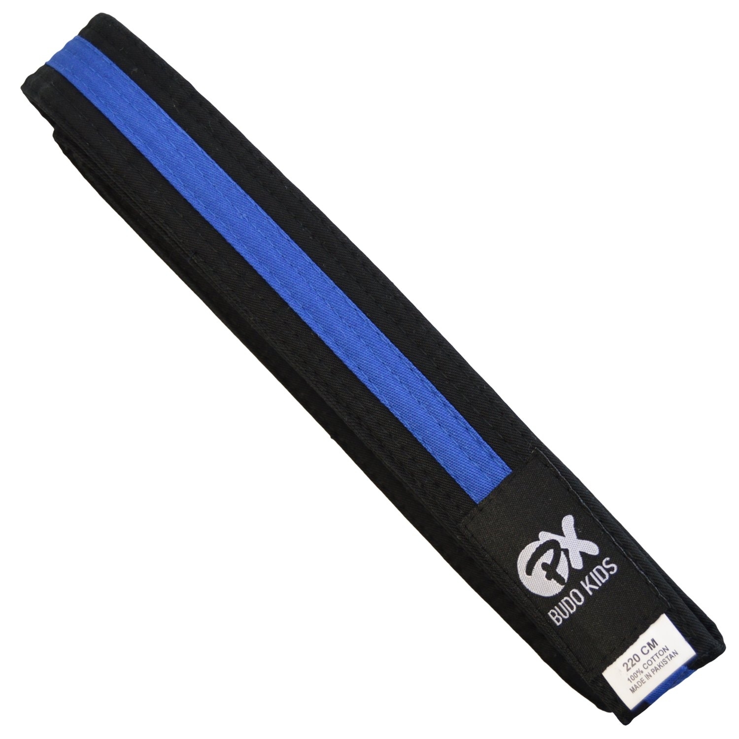 PX Budo Kids Softbelt, schwarz-blau, 240cm PX Budo Kids Softbelt, schwarz-blau, 240cm