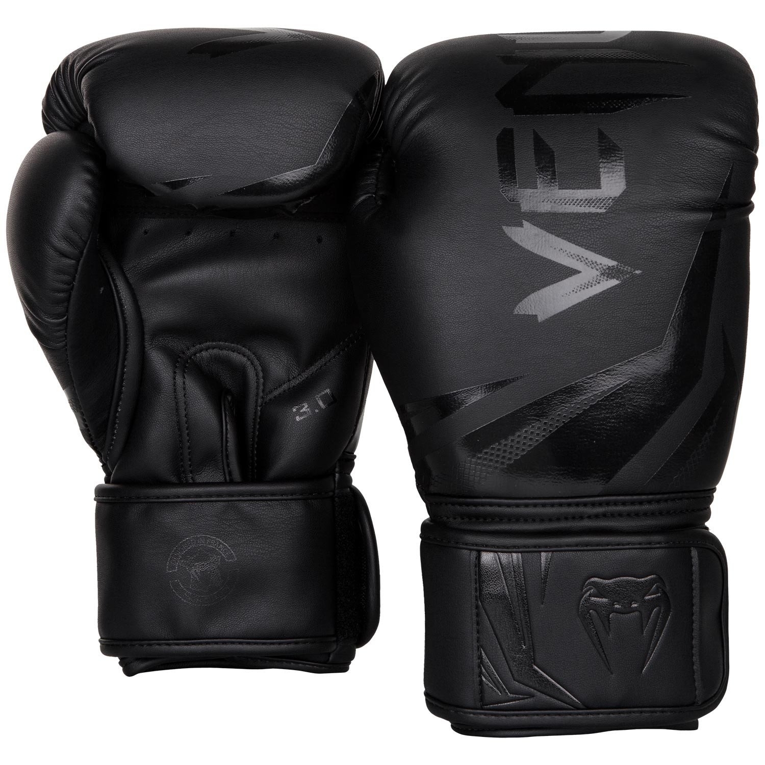 Venum Challenger 3.0 Gloves - Black/Black 14oz