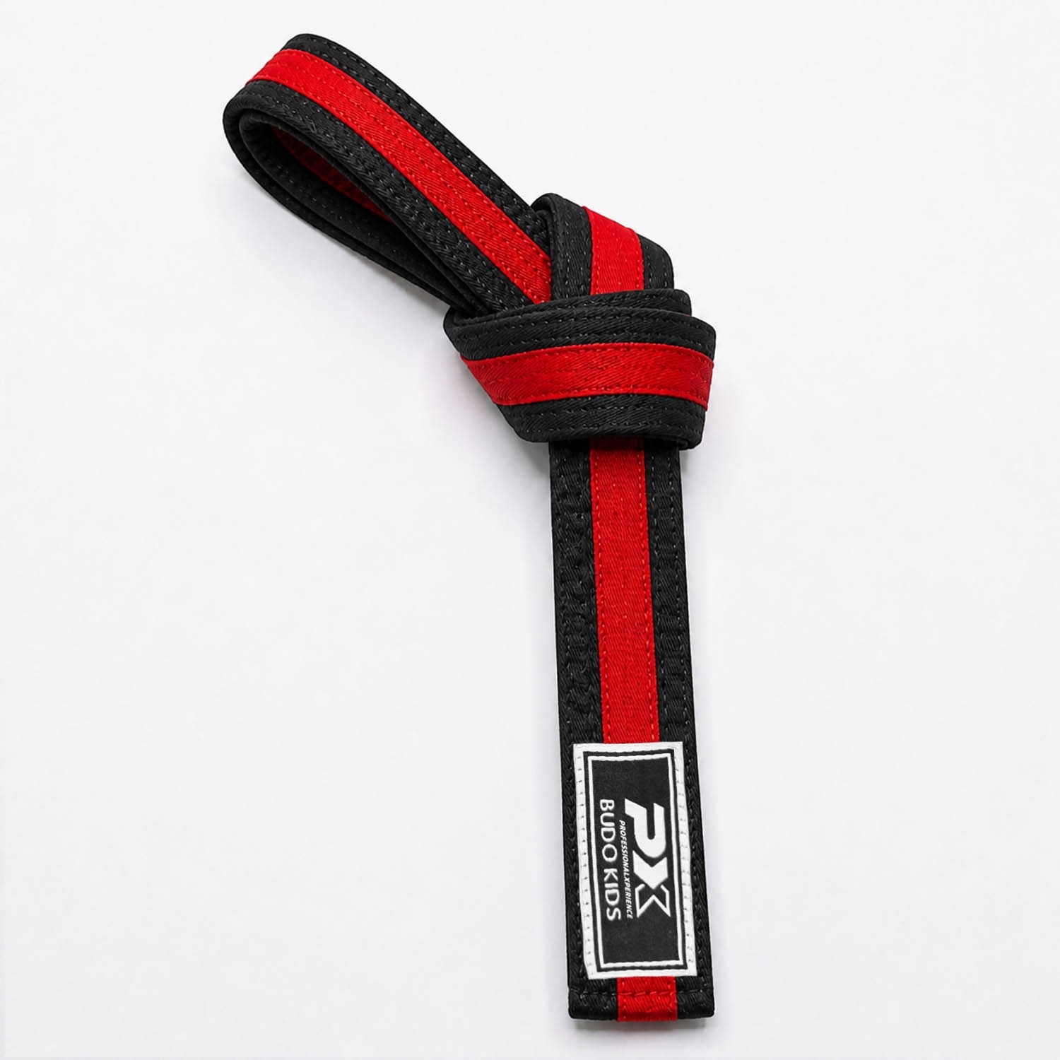 PX Budo Kids Softbelt, schwarz-rot PX Budo Kids Softbelt, schwarz-rot