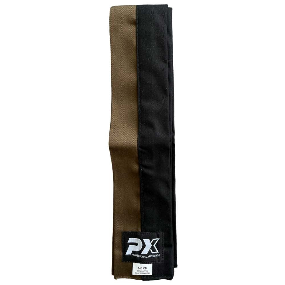 Cotton kung fu sash brown-black Cotton kung fu sash brown-black