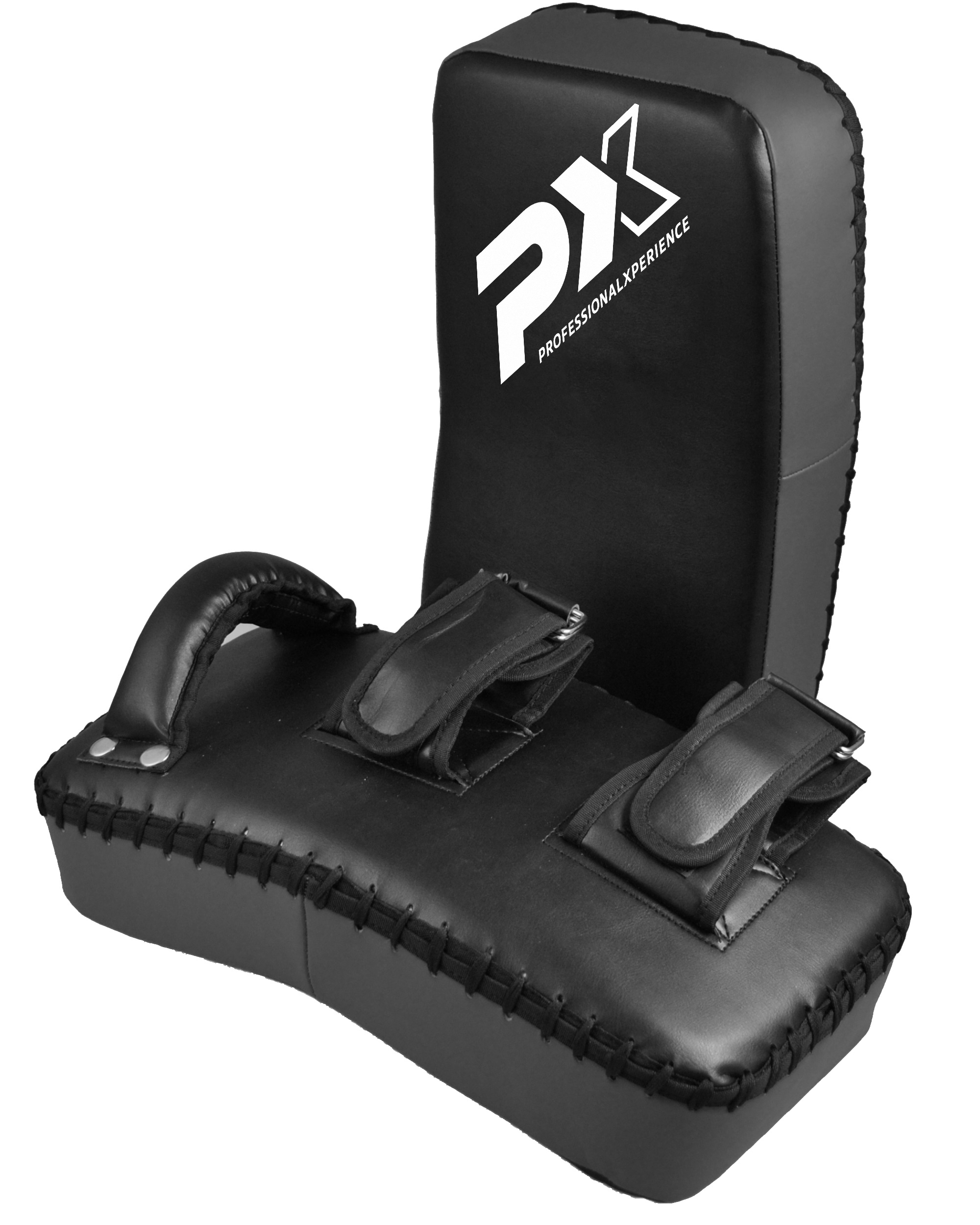 PX curved boxing pad, ca. 40 x 20 x 8 cm, black/grey
