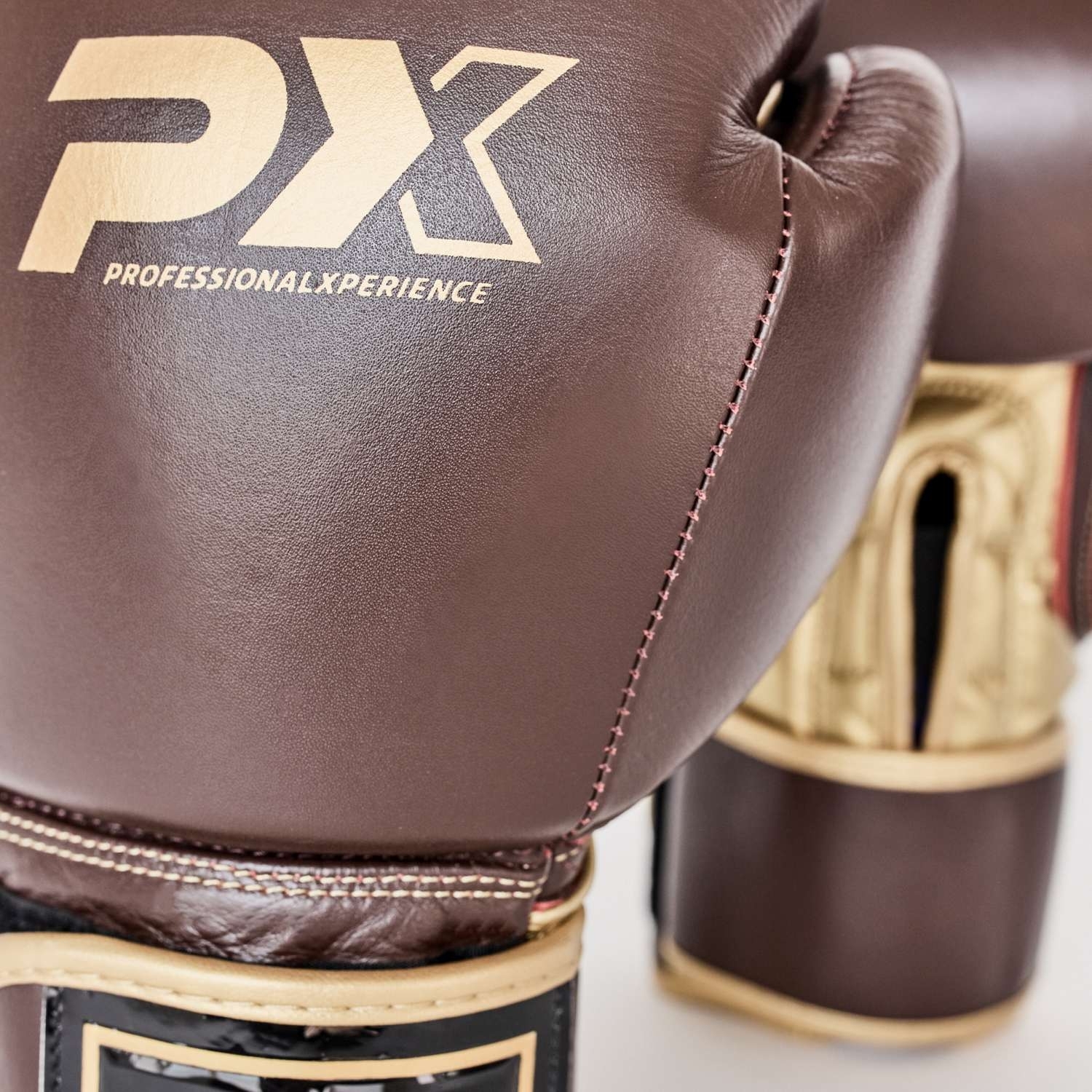 PX Boxhandschuhe, Leder, braun-gold 10oz PX Boxhandschuhe, Leder, braun-gold 10oz
