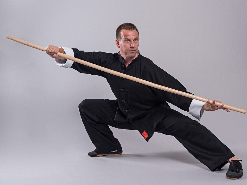 Shaolin II Kung Fu uniform, black, sz 190