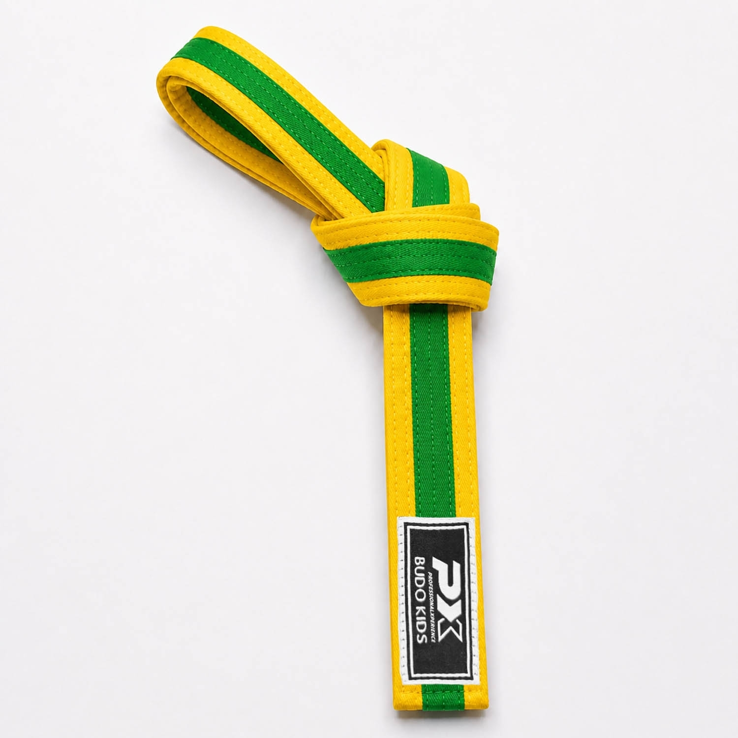 PX Budo Kids Softbelt, gelb-grün 260cm PX Budo Kids Softbelt, gelb-grün 260cm