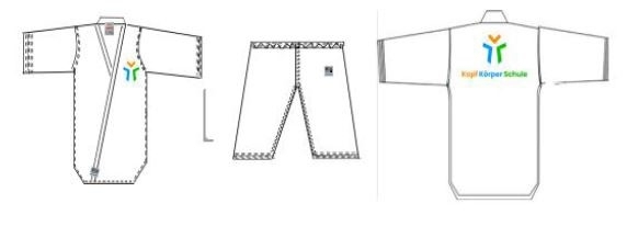 Sommeranzug "Kopf Körper Schule", weiß, Gr. 090 Sommeranzug "Kopf Körper Schule", weiß, Gr. 090